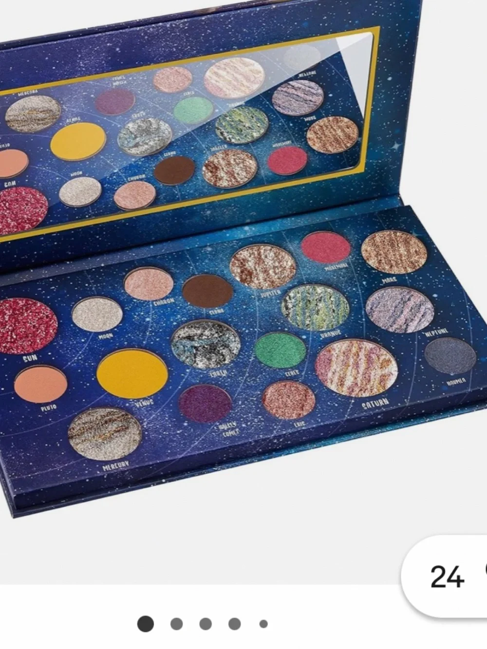 Galaxy Multi-Color Eyeshadow Palette - Women Makeup - Assorted Shades